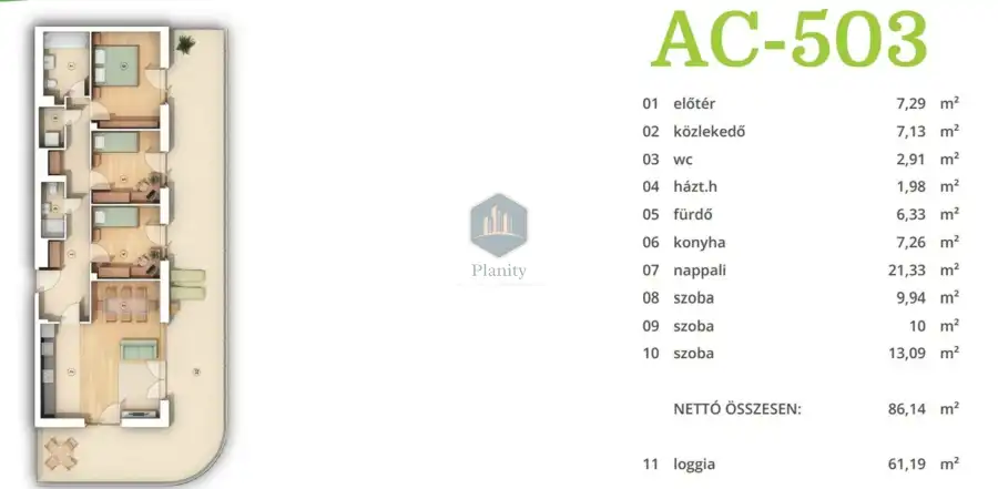 eladó új építésű téglalakás, Budapest, XIV. kerület