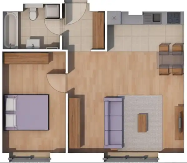 Eladó új építésű téglalakás, Budapest, XIV. kerület 2 szoba 50 m² 79.59 M Ft